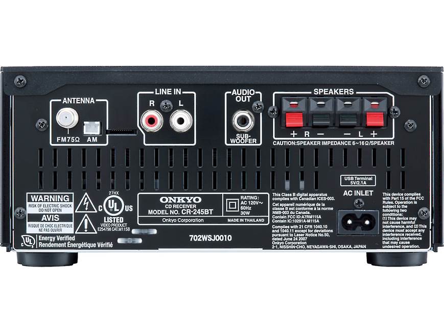 Onkyo CS-355 Colibrino (White) AM/FM/CD mini audio system with