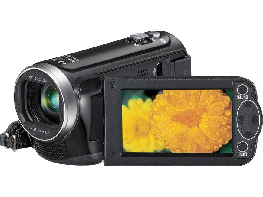 Panasonic HC-V100M HD camcorder with 16GB of flash memory at