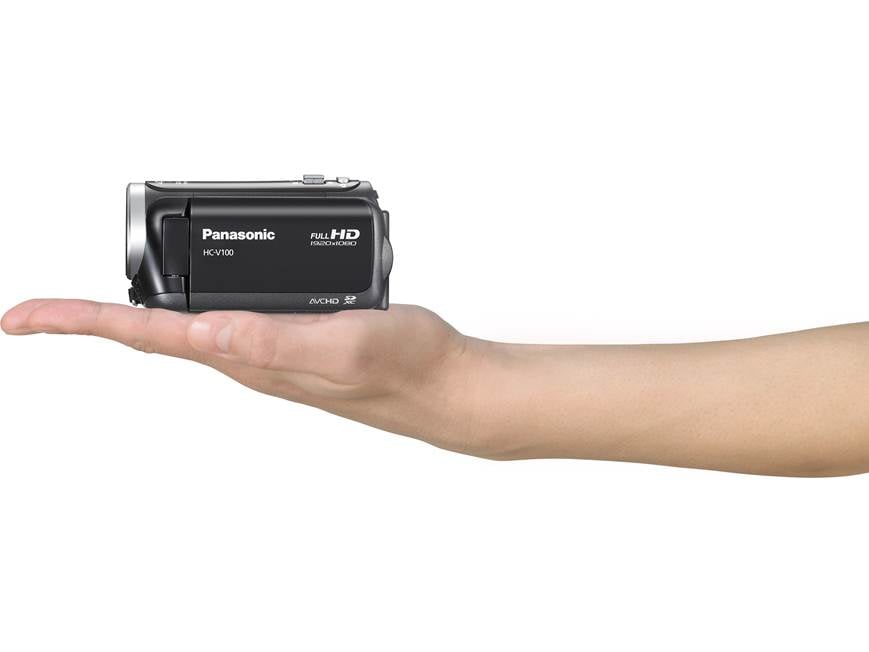 Panasonic HC-V100M HD camcorder with 16GB of flash memory at