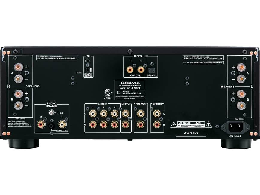 Onkyo A-9070 Stereo integrated amplifier with built-in DAC at