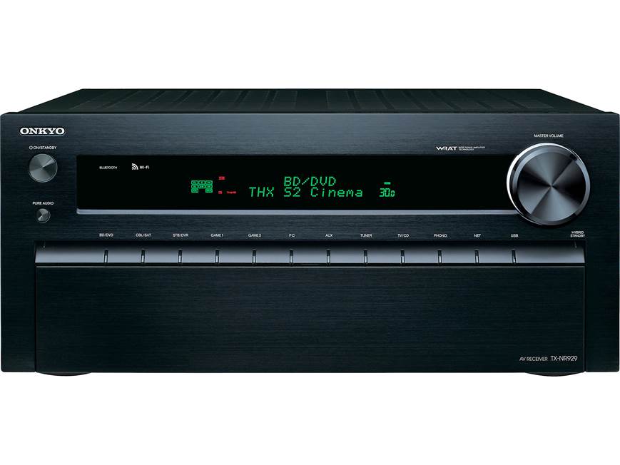 Onkyo TX-NR929 9.2-channel home theater receiver with Wi-Fi® and