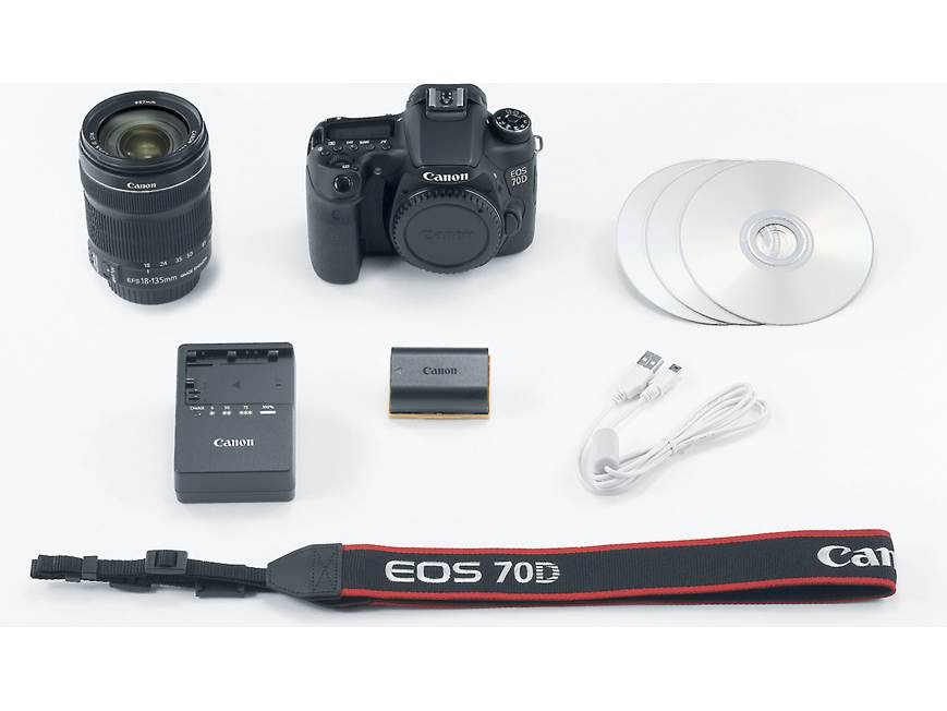 Canon EOS 70D Telephoto Lens Kit 20-megapixel digital SLR camera