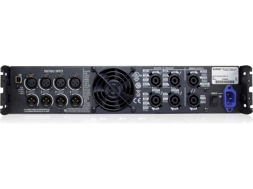 QSC PLD4.2 PLD Series power amplifier — 400W x 4 at 8 ohms, 1,600W