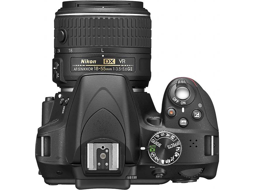 Nikon D3300 Kit (Black) 24-megapixel DSLR w/18-55mm DX VR II lens