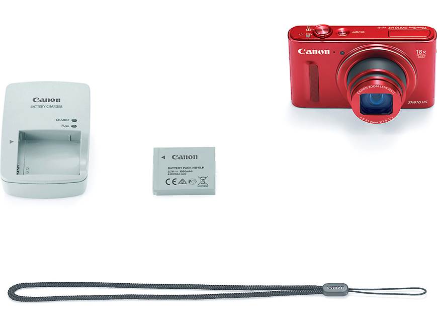 Canon PowerShot SX610 HS (Red) 20.2-megapixel digital camera with