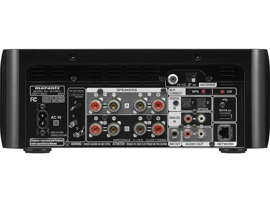 Marantz M-CR611 Desktop network receiver/CD player with Apple