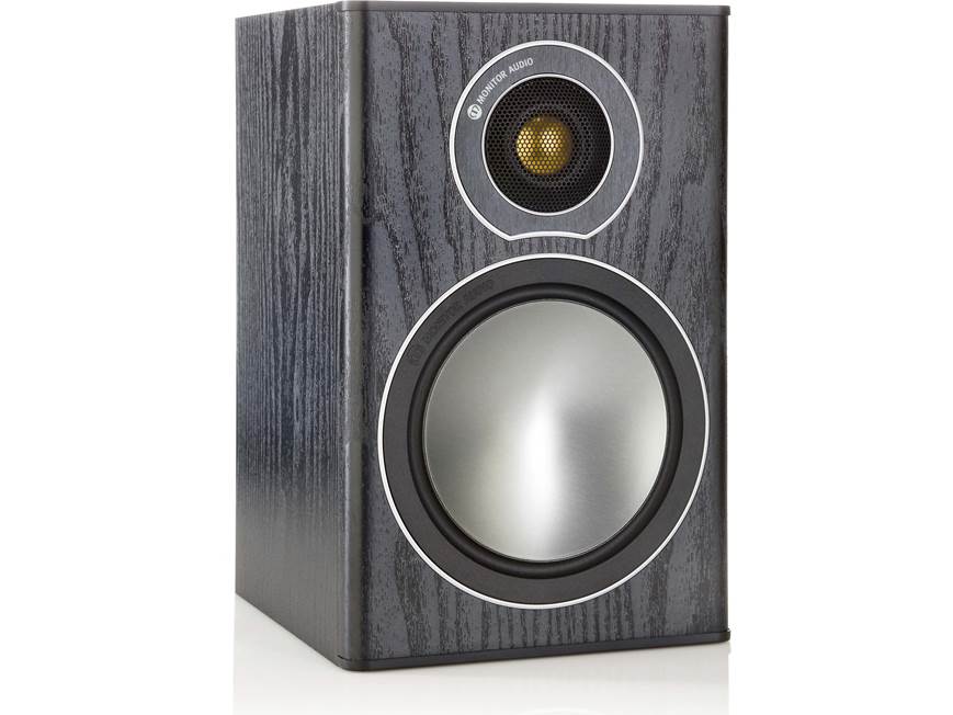 Monitor Audio Bronze 1 (Black Oak Vinyl) Bookshelf speakers (Black