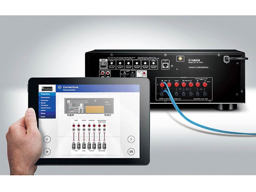 Yamaha RX-V481 5.1-channel home theater receiver with Wi-Fi