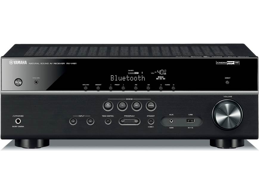 Yamaha RX-V481 5.1-channel home theater receiver with Wi-Fi