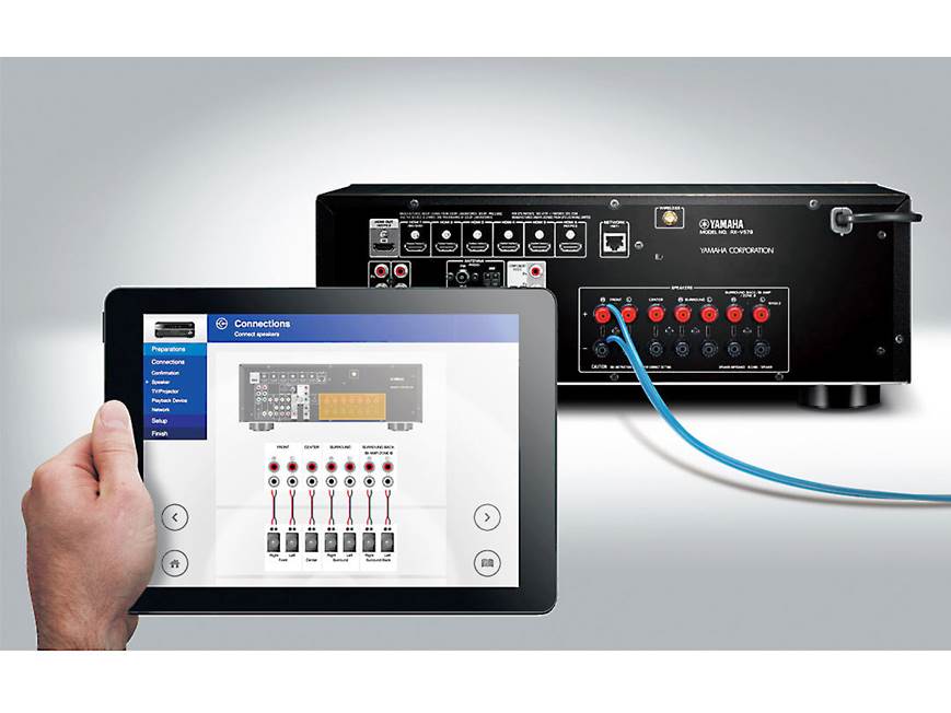 Yamaha AVENTAGE RX-A1060 7.2-channel home theater receiver with Wi