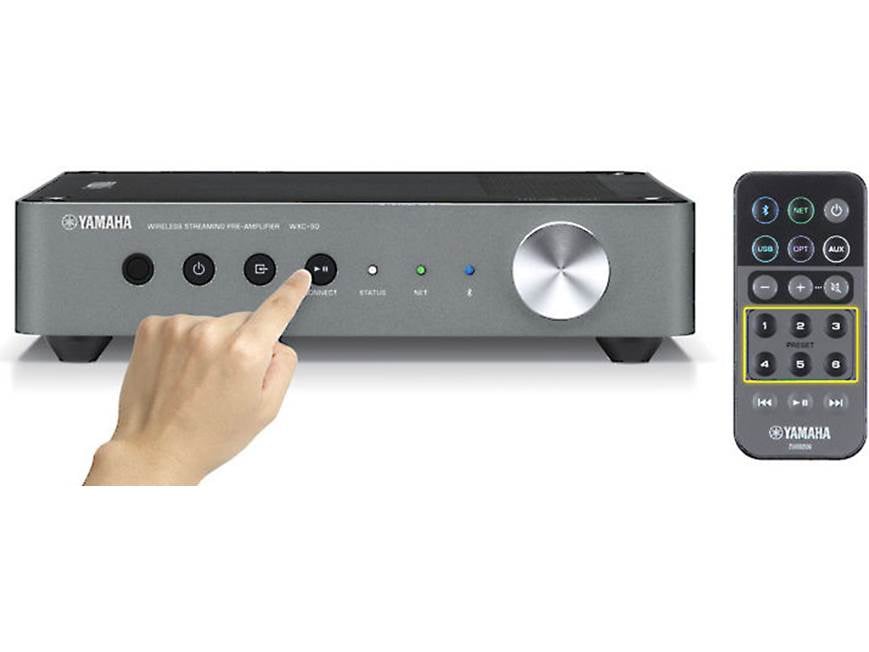 Yamaha WXC-50 MusicCast wireless streaming preamplifier with Wi-Fi