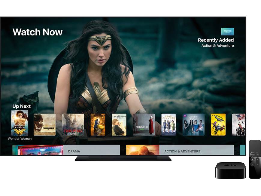 Apple TV 4K (32GB) 4K Ultra HD streaming TV and media player with