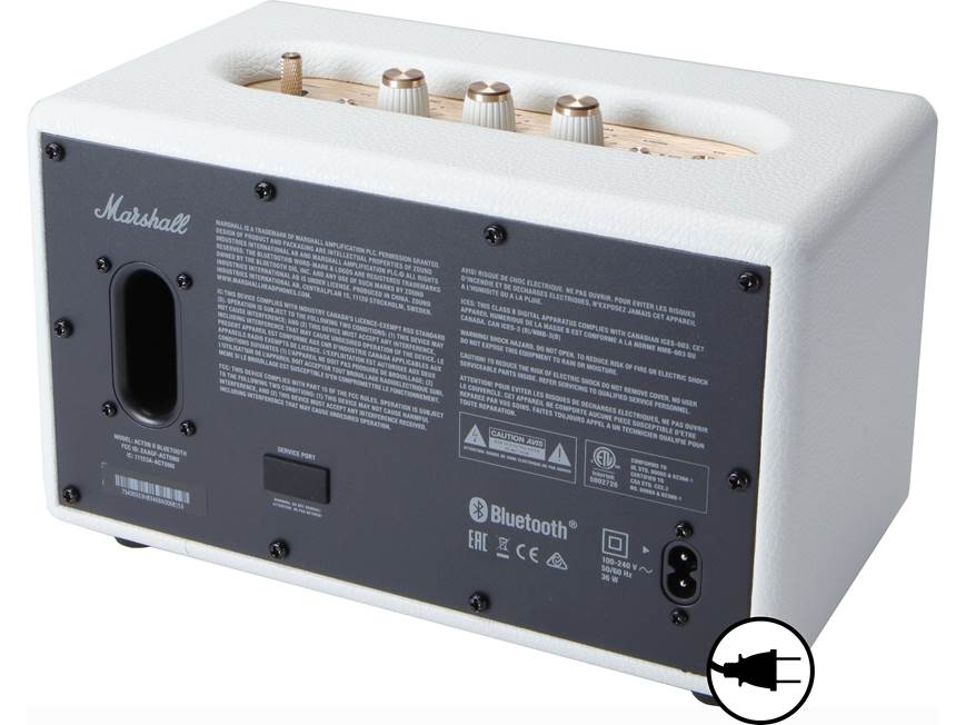 Marshall Acton II Bluetooth® (White) Powered Bluetooth speaker