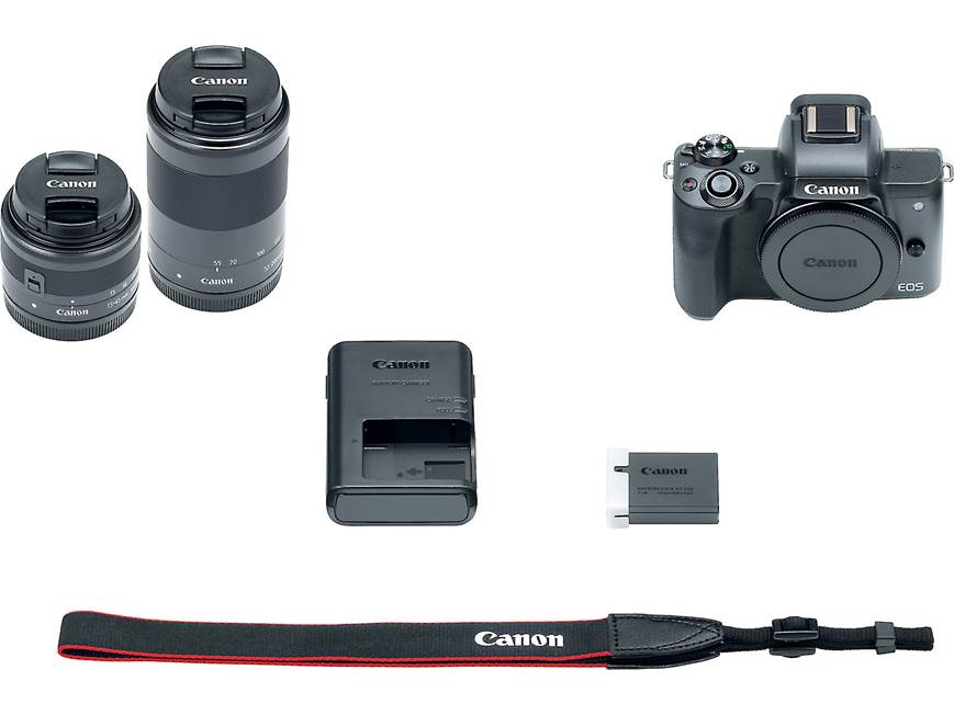 Canon EOS M50 Two Lens Kit 24.1-megapixel mirrorless camera with