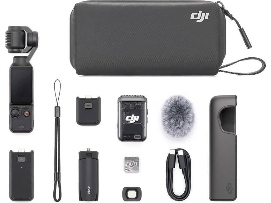 DJI Osmo Pocket 3 Creator Combo Handheld, gimbal-mounted 4K camera