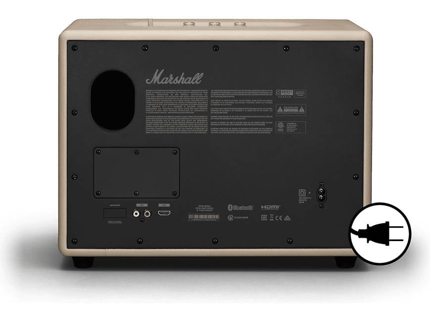 Marshall Woburn III (Cream) Powered Bluetooth® speaker with HDMI