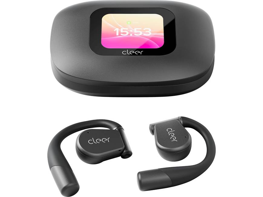 Cleer ARC 3 (Black) Wireless open-ear earbuds with touchscreen