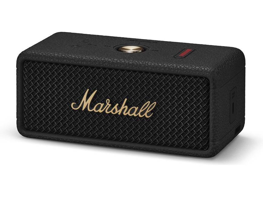 Marshall Emberton III (Black and Brass) Waterproof portable