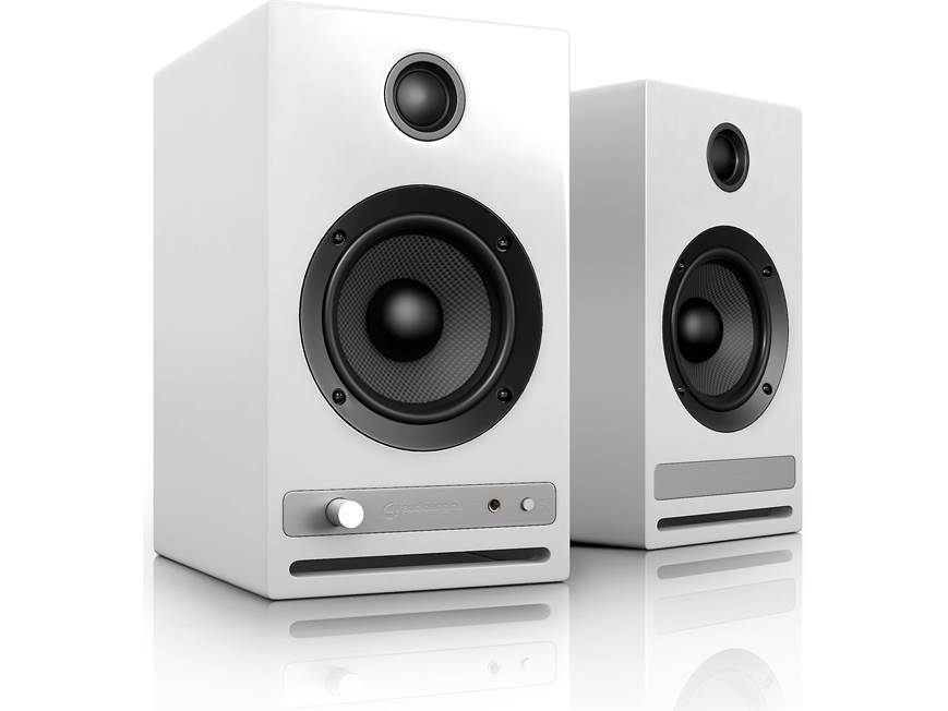 Audioengine HD4 (White) Powered stereo speakers with Bluetooth