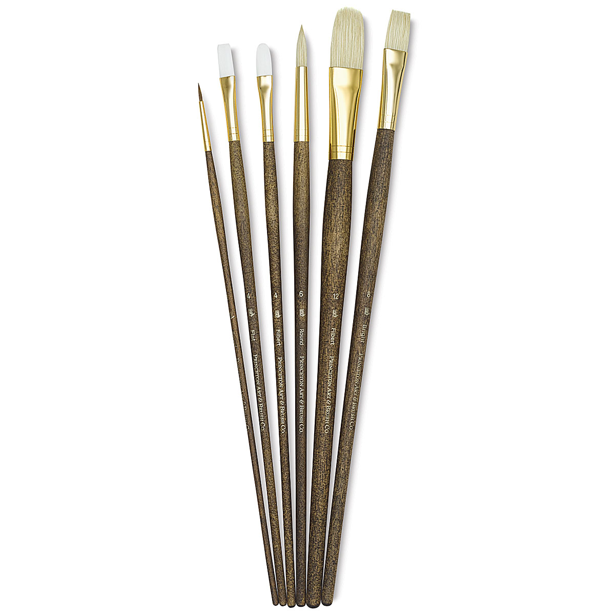 Princeton Real Value Brush Set - 9148, Combo, Long Handle, Set of