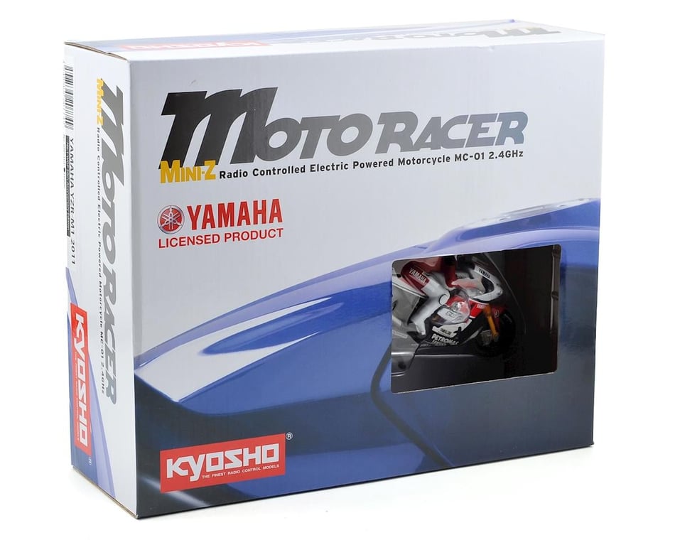 Kyosho Mini-Z Moto Racer Yamaha YZR-M1 ReadySet Motorcycle (Red