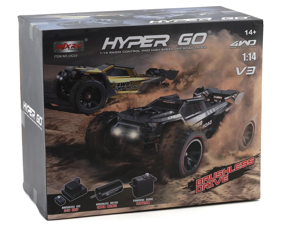 MJX HYPER GO 14210 V3 1/14 4WD Brushless RTR Monster Truck [MJX