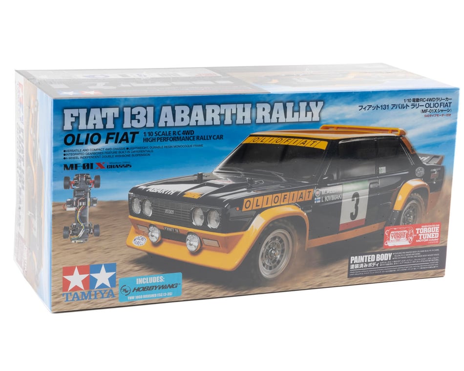 Tamiya Fiat 131 Abarth Rally 1/10 4WD Electric Rally Car Kit (MF