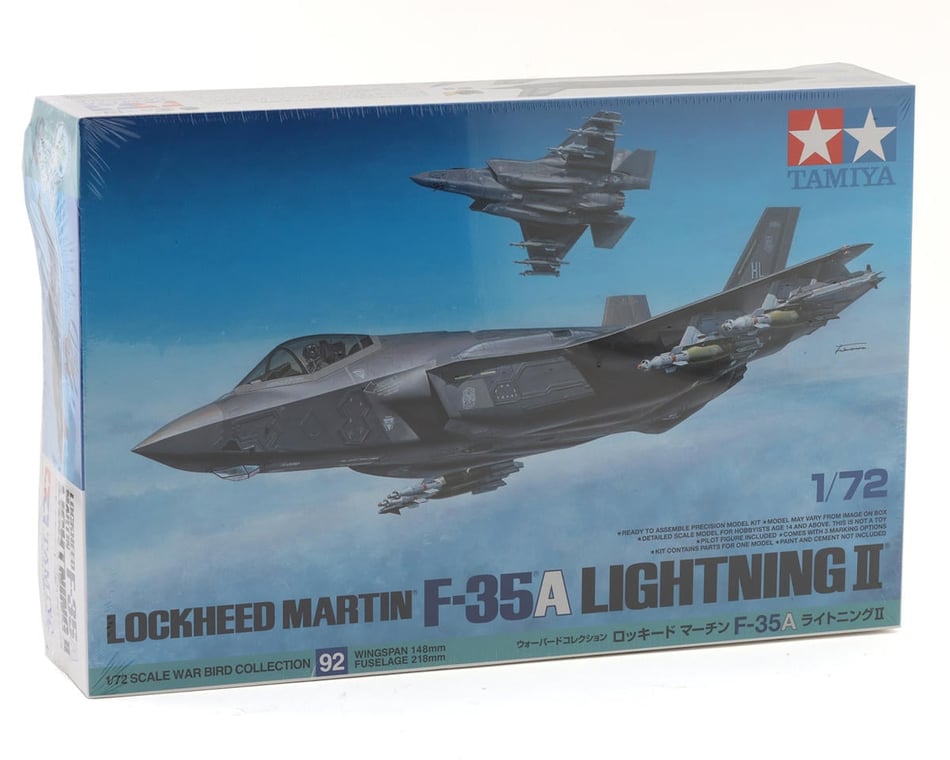 Tamiya 1/72 Lockheed Martin F-35A Lightning II Model Kit [TAM60792