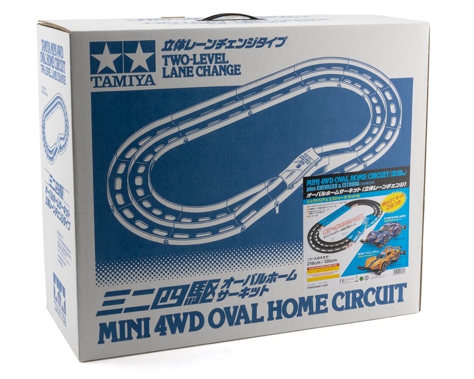 Tamiya Mini 4WD JR Oval Circuit w/JR Chevalier & JR Estoura Mini