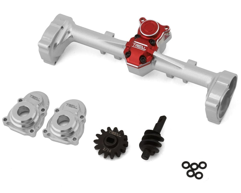 Treal Hobby Axial SCX24 Aluminum Rear Portal Axle Upgrade Kit