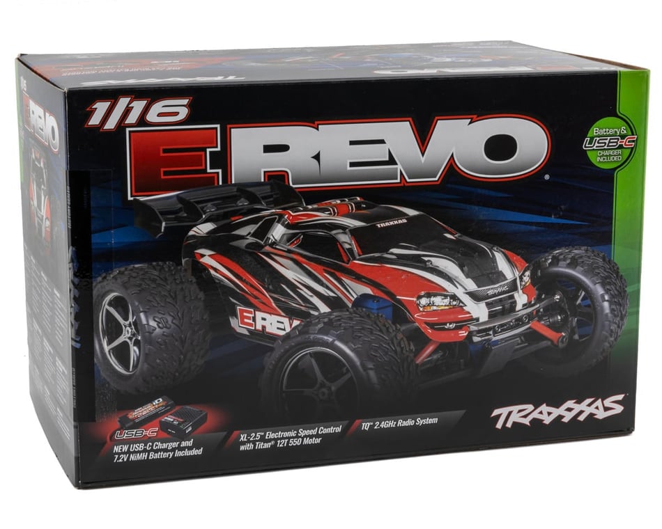 Traxxas E-Revo 1/16 4WD RTR Truck (Blue) [TRA71054-8-BLUE] - HobbyTown