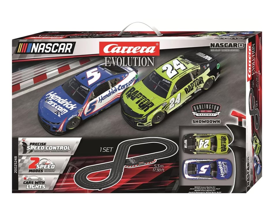 Carrera Evolution Nascar Darlington Showdown Analog 1/32 Slot Car