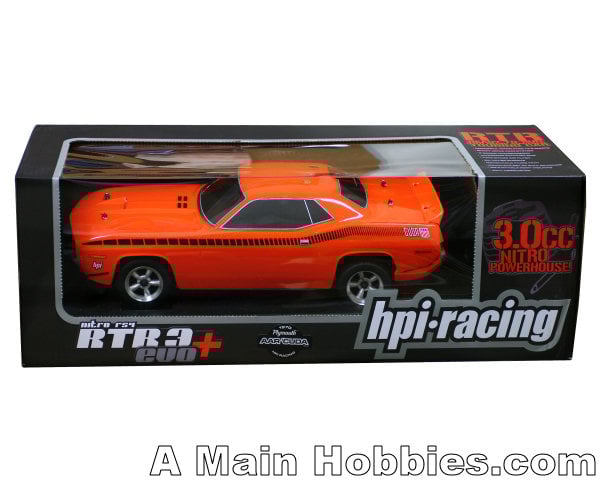 HPI Nitro RS4 RTR 3 EVO+ Touring Car (Plymouth AAR 'Cuda