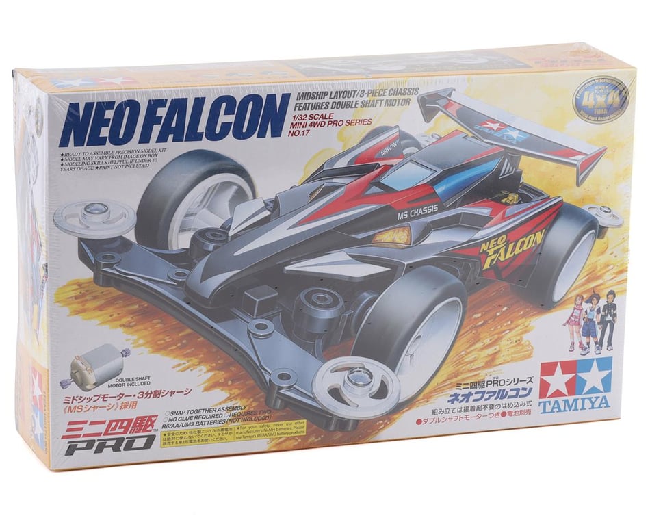 Tamiya 1/32 JR Neo Falcon MS Chassis Mini 4WD Pro Kit [TAM18617