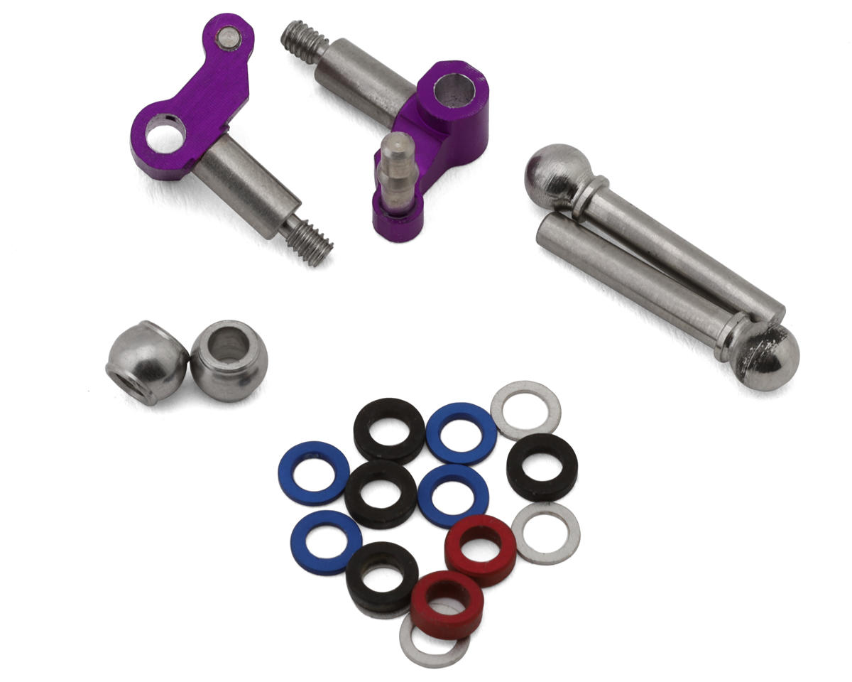 NEXX Racing Mini-Z MR04-EVO2 Aluminum Steering Knuckles (Purple