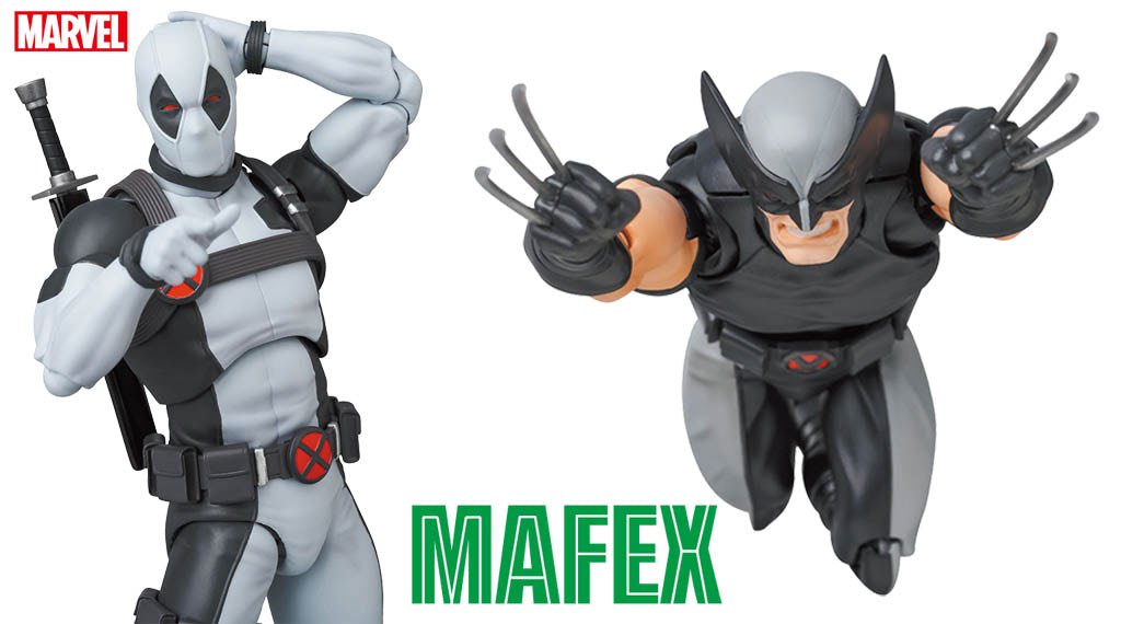 Xフォース版のウルヴァリンとデッドプールが可動フィギュアに