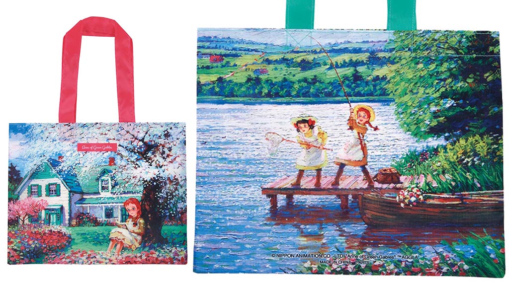 赤毛のアン】アニメの名場面を油絵風に再現したミニトート