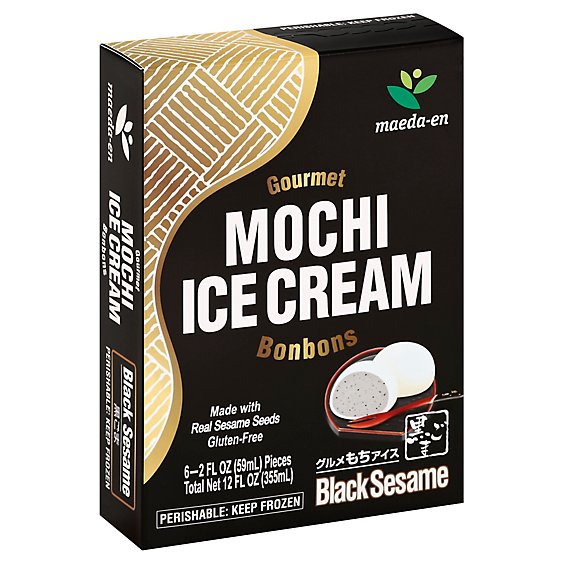 Maeda-En Mochi Ice Cream Black Sesame - 12 Fl. Oz. - pavilions