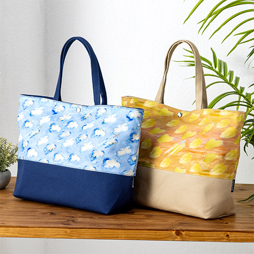 ANA FINDS＞かばんやえいえもん ツートンとーとバッグ／青空 | ANA