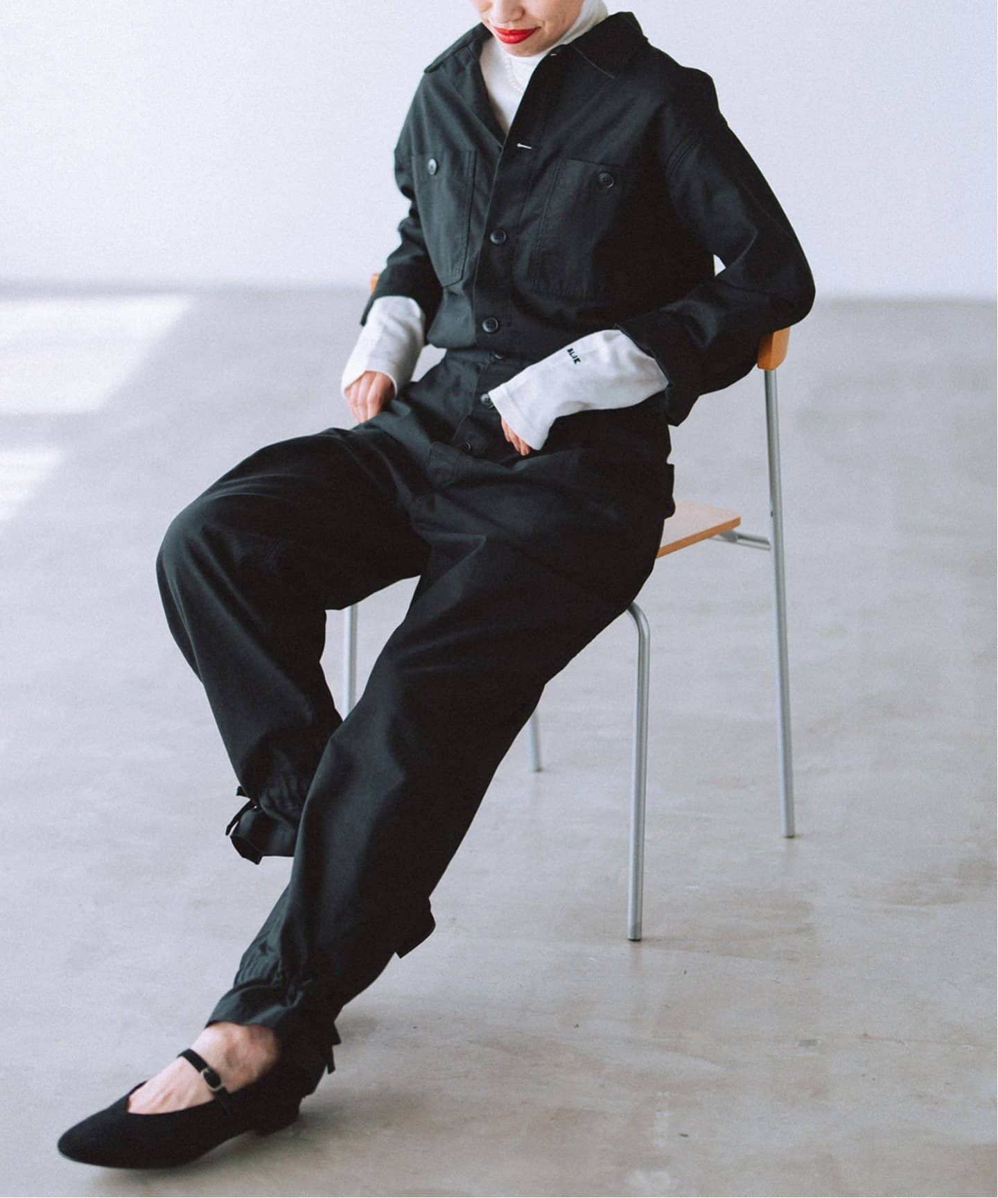 BLACK ジャンプスーツ（つなぎ／オールインワン）｜IENA（イエナ）の