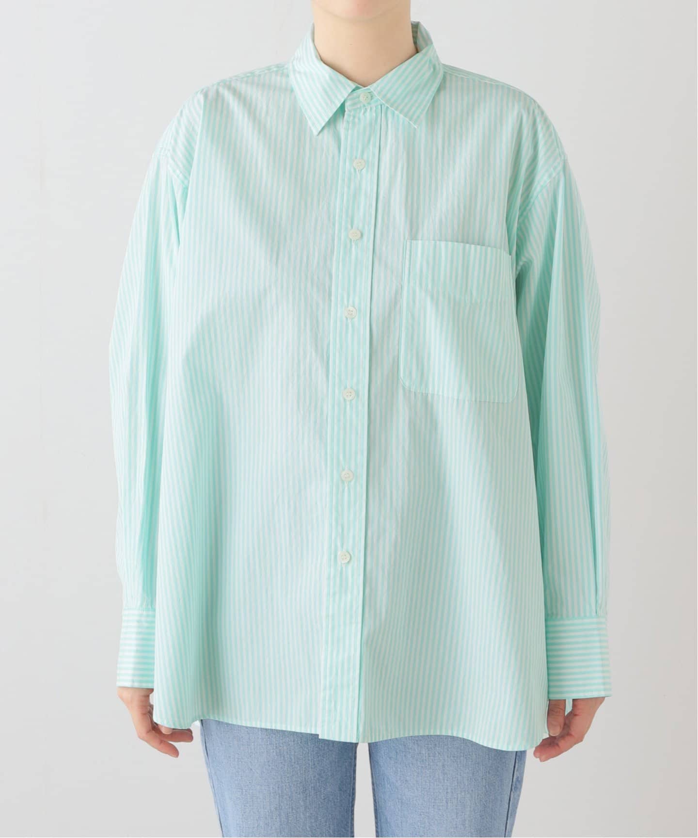 コットンブロードワイドスクエアシャツ（シャツ／ブラウス）｜Spick