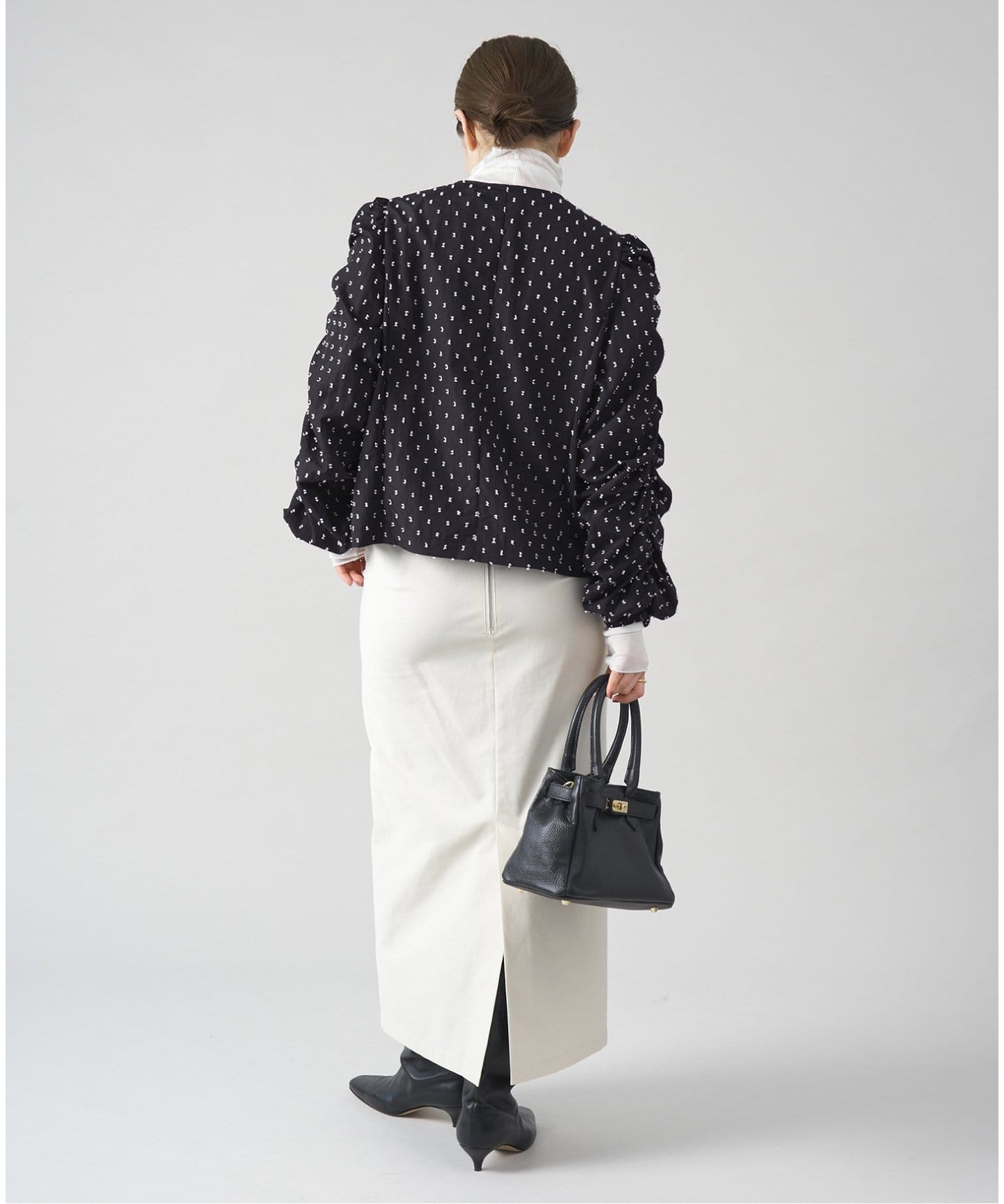 追加》ドットタフタ シャーリングブラウス（シャツ／ブラウス）｜IENA