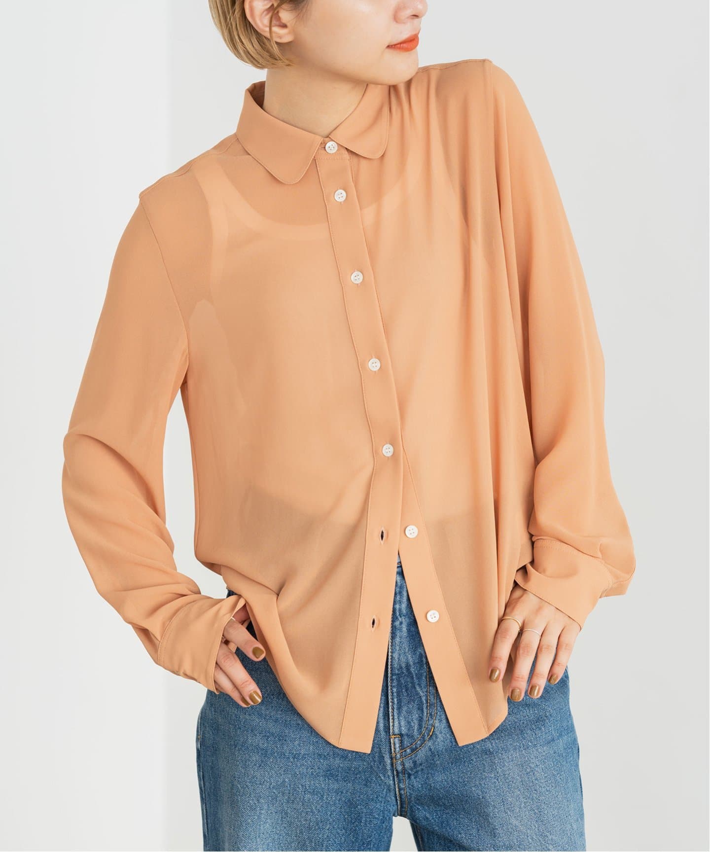 リボンボウタイシフォンブラウス（シャツ／ブラウス）｜Spick and Span