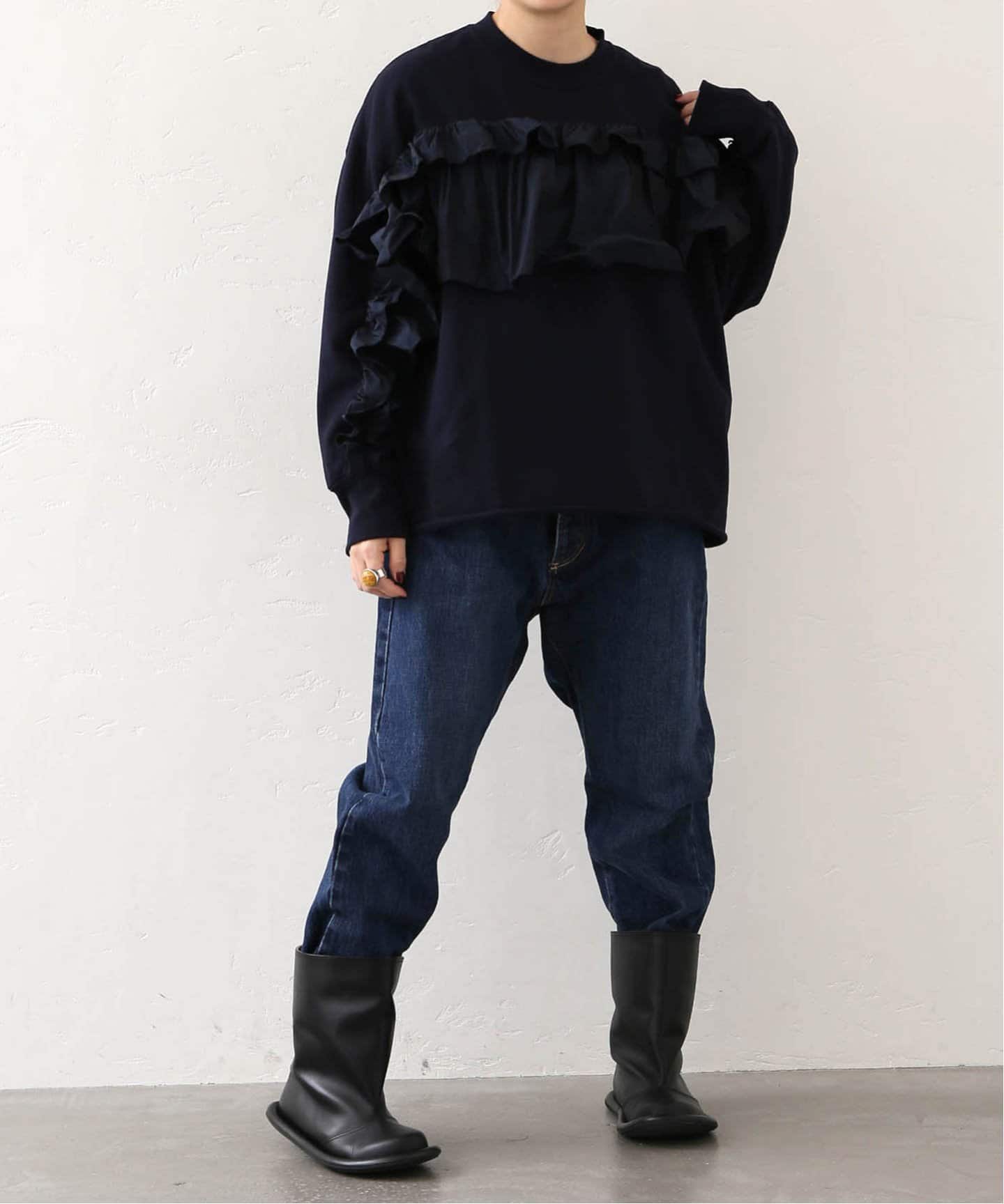 タフタフリルプルオーバー（スウェット）｜journal standard luxe