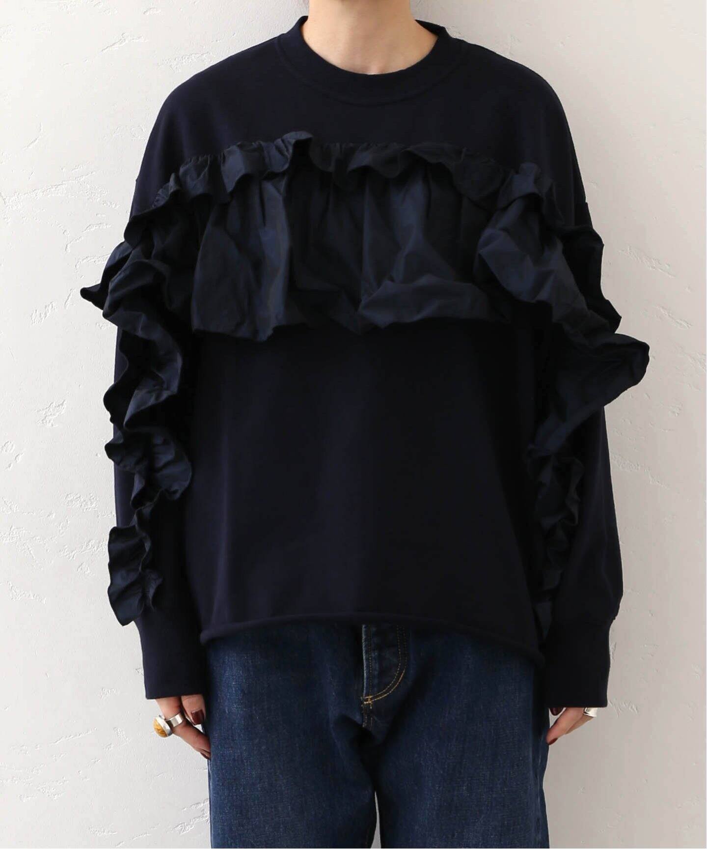 タフタフリルプルオーバー（スウェット）｜journal standard luxe