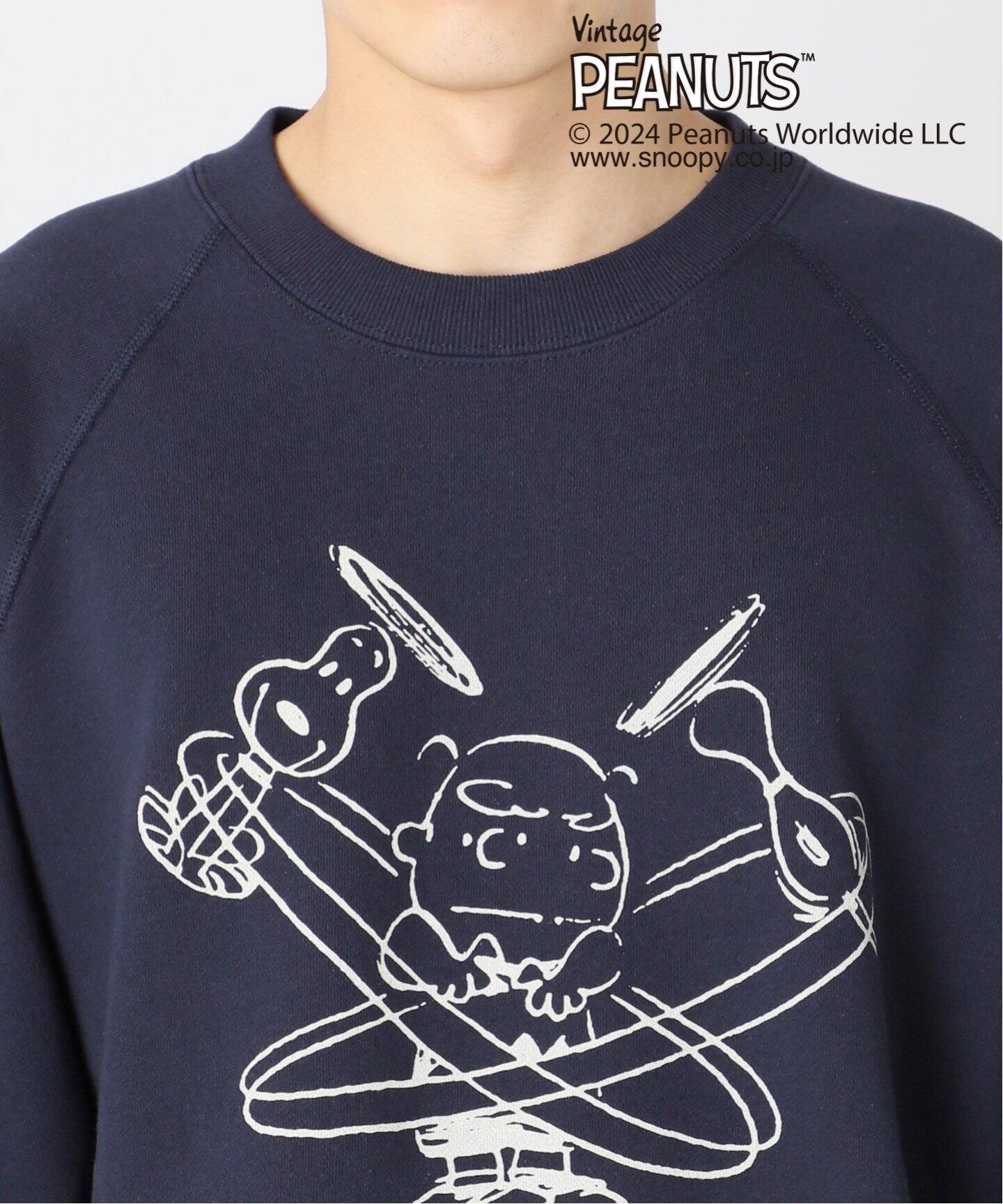 PEANUTS×SPORTS WEAR by relume 別注 プリント スウェット WINTER
