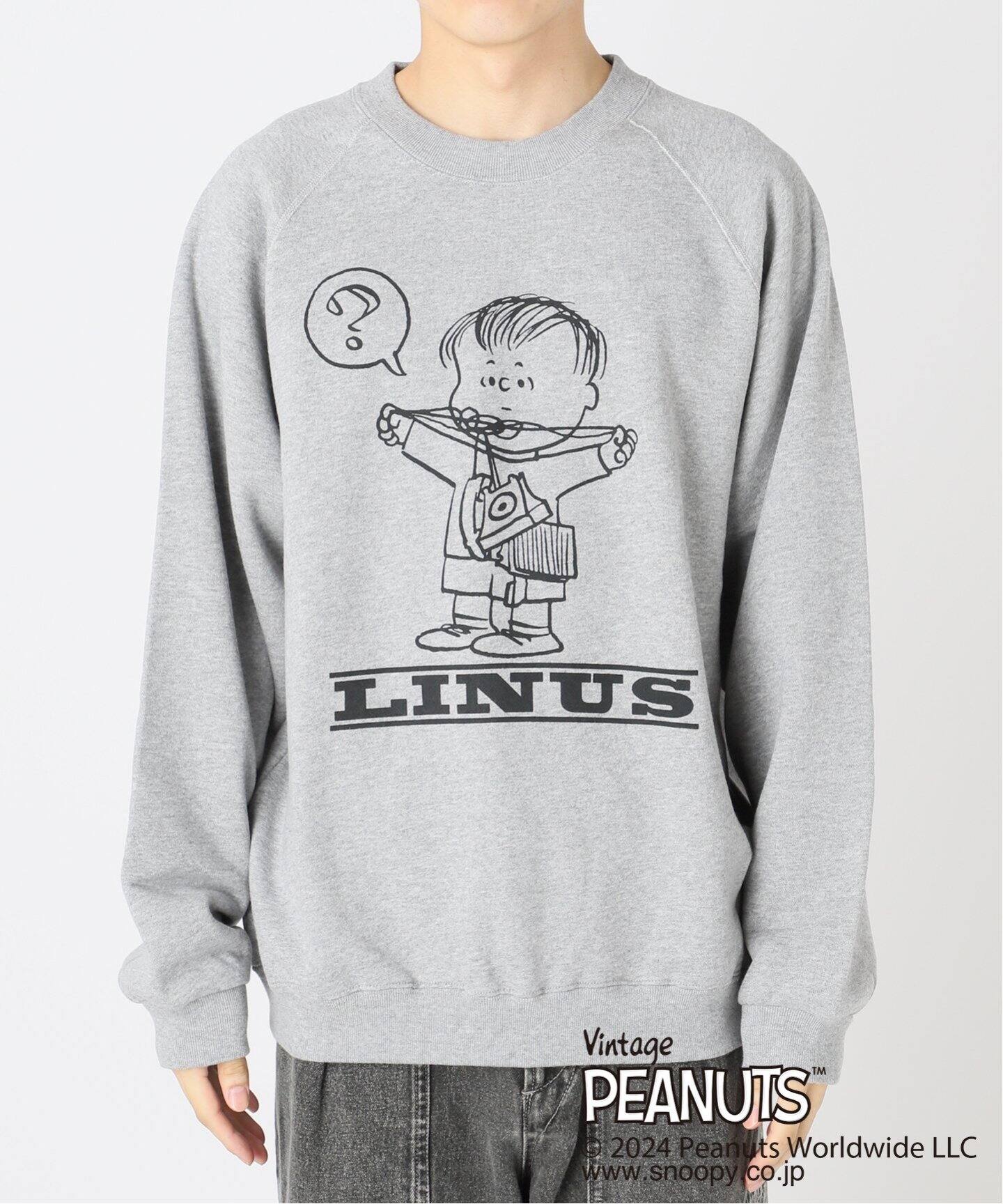 PEANUTS×SPORTS WEAR by relume 別注 プリント スウェット WINTER