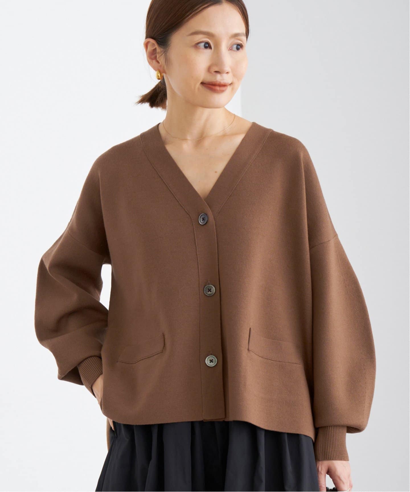 追加2》スーパーファインスムース ショートカーディガン（カーディガン