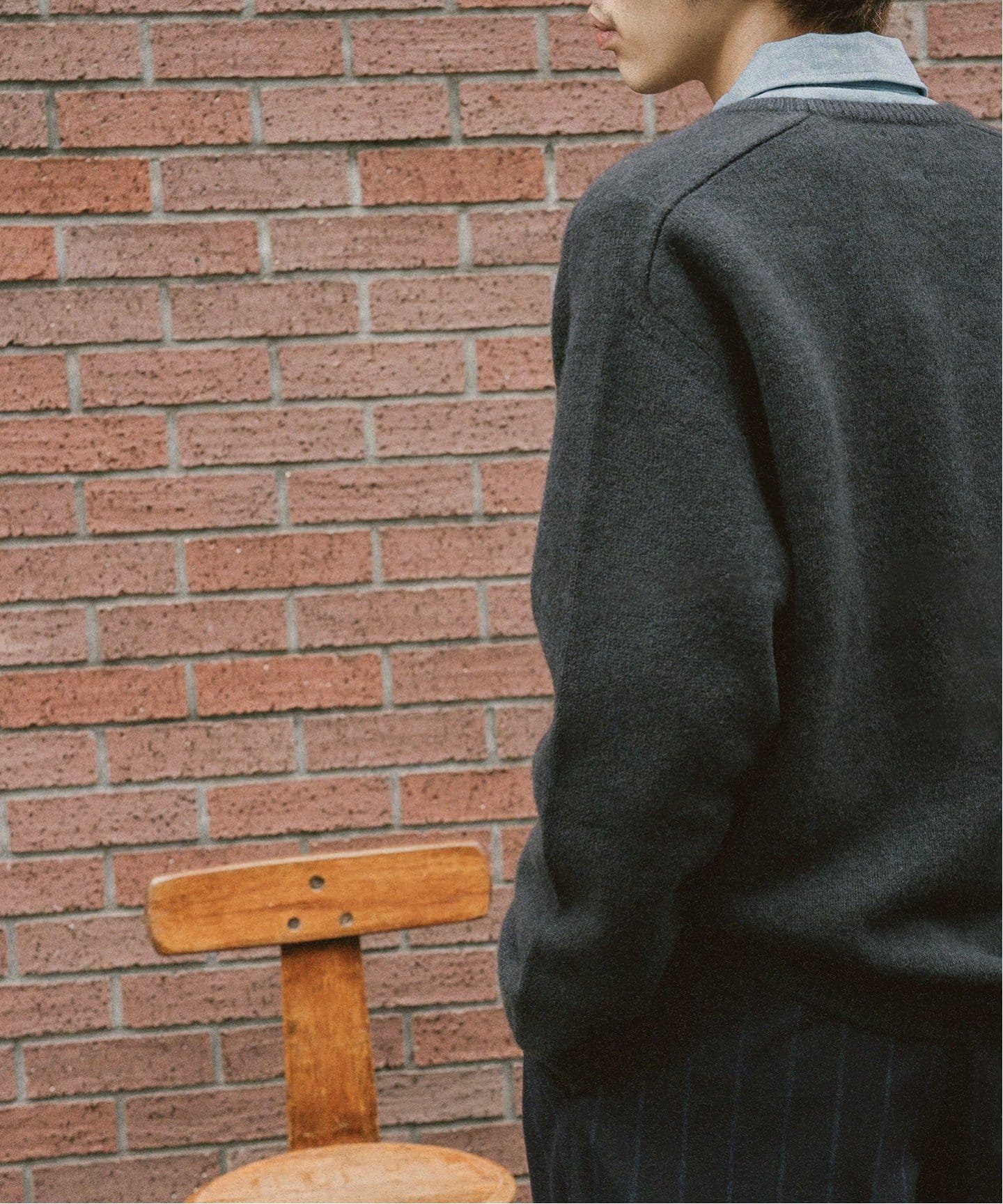 BATONER / バトナー】別注 V ネック ニット（ニット／セーター）｜L