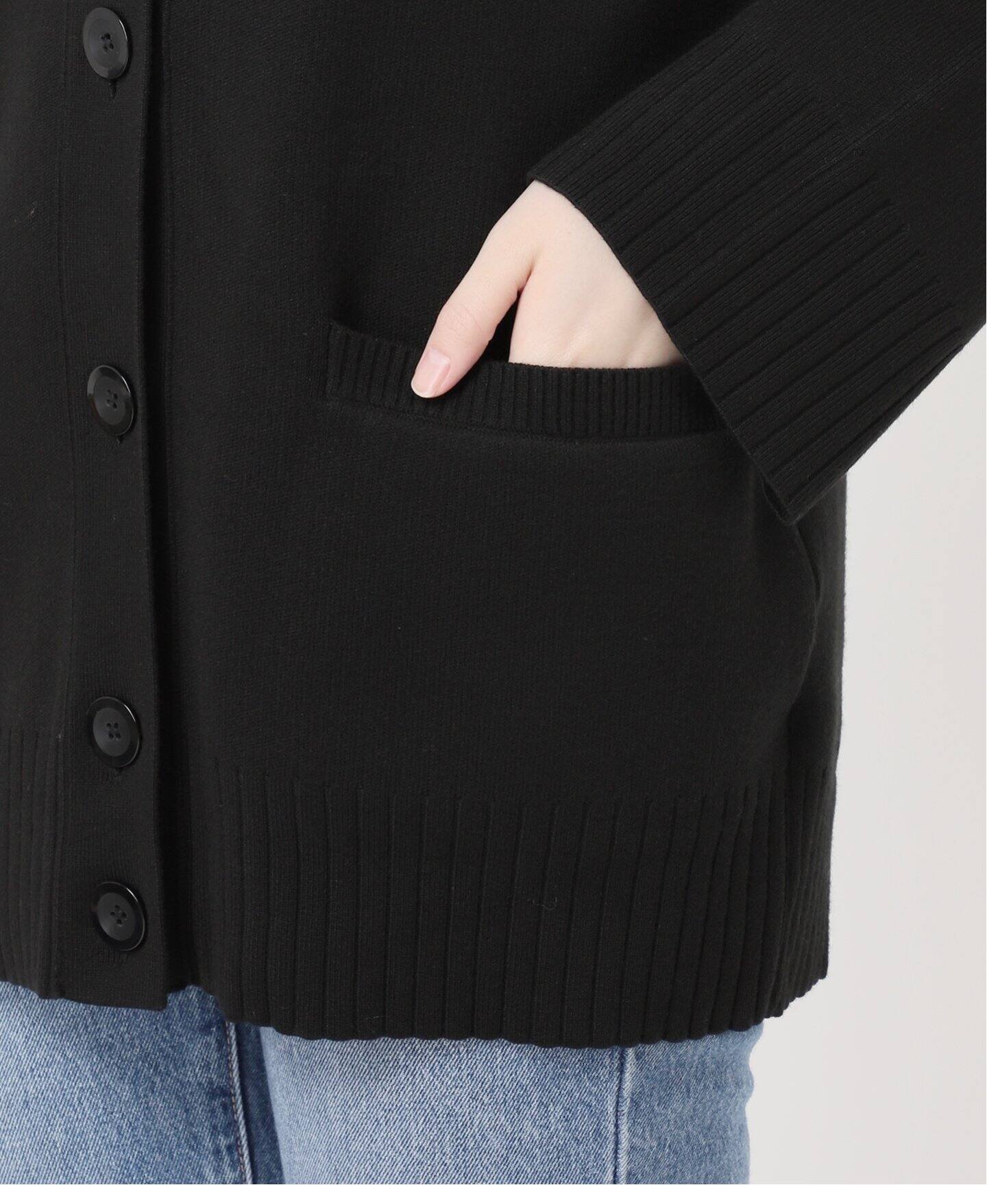 スムース編みオーバーカーデ（カーディガン）｜NOBLE（ノーブル）の